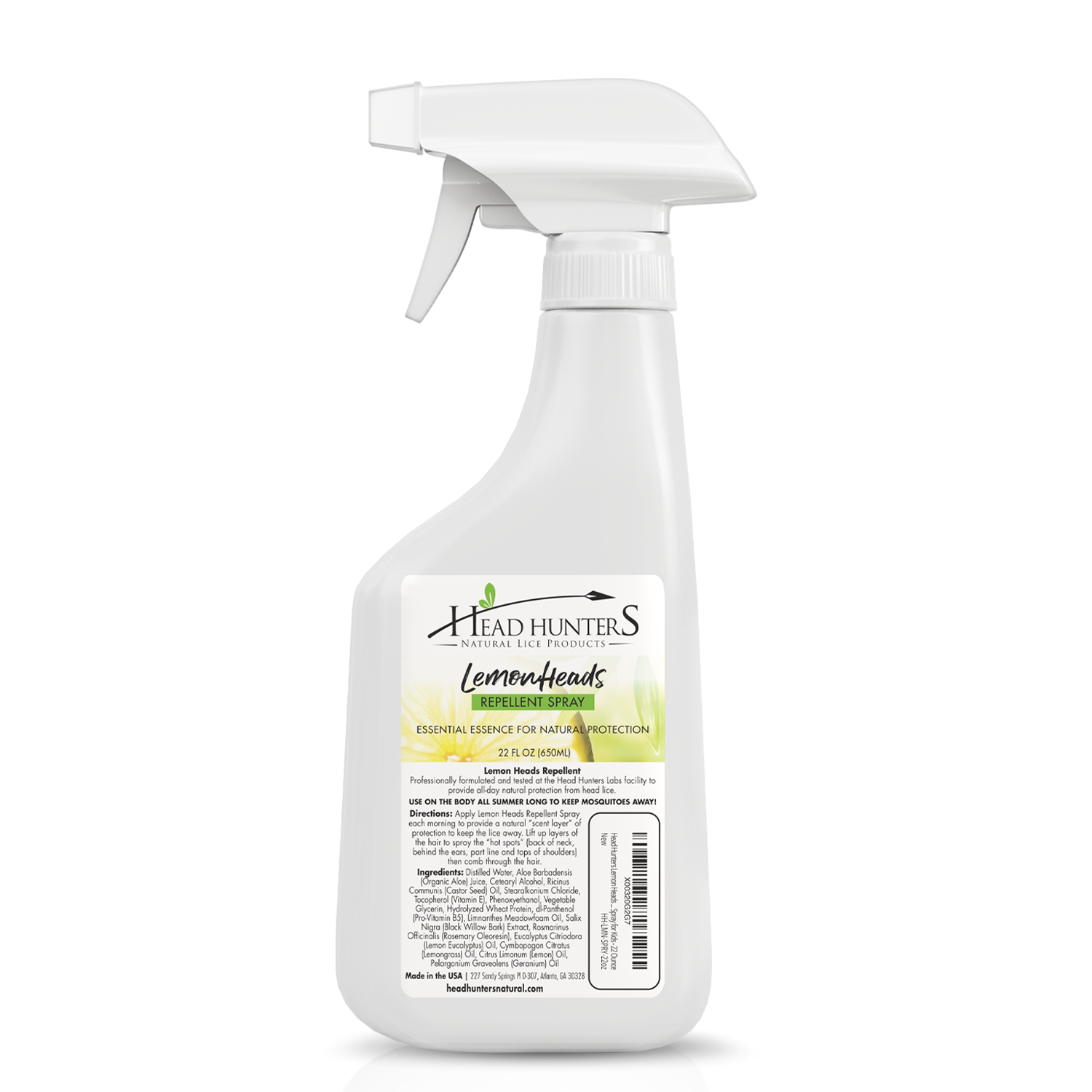 Lemon-Heads Lice Repellent Spray (22oz)
